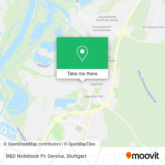B&D Notebook Pc Service map