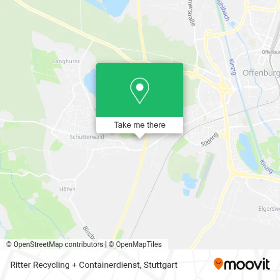 Ritter Recycling + Containerdienst map