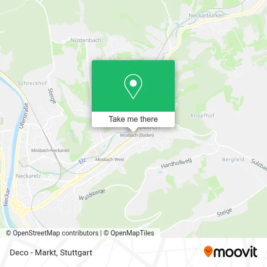 Deco - Markt map