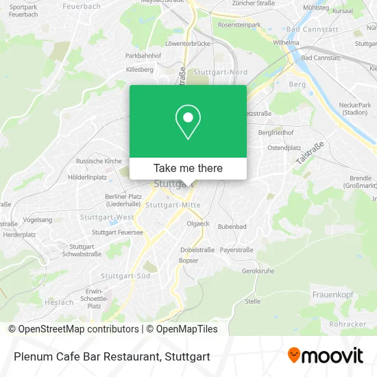 Plenum Cafe Bar Restaurant map