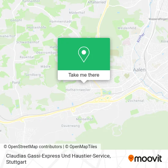 Claudias Gassi-Express Und Haustier-Service map