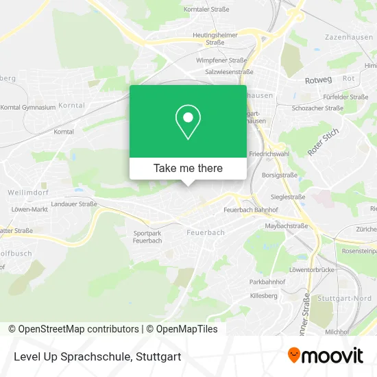 Level Up Sprachschule map