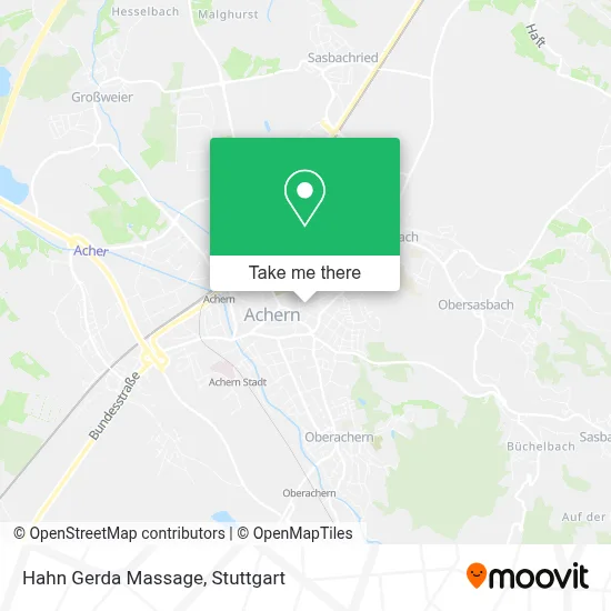 Hahn Gerda Massage map