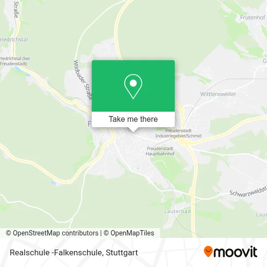 Realschule -Falkenschule map