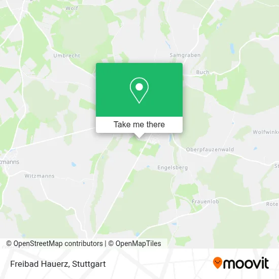 Freibad Hauerz map