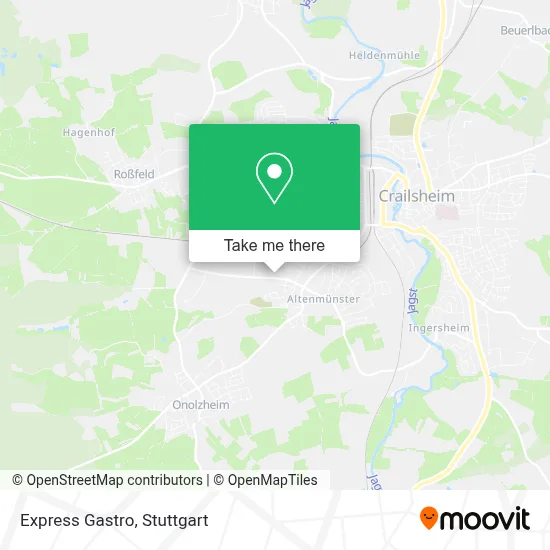 Express Gastro map