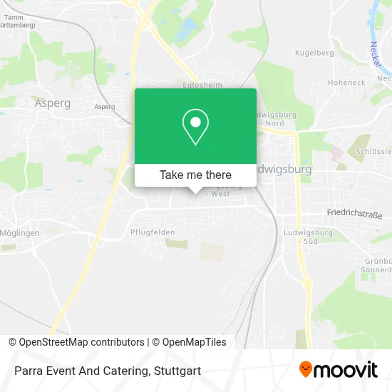 Parra Event And Catering map