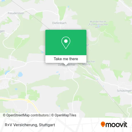 R+V Versicherung map
