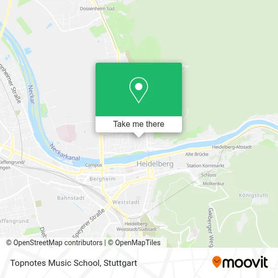 Topnotes Music School map