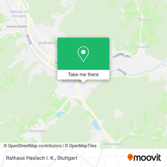 Rathaus Haslach I. K. map