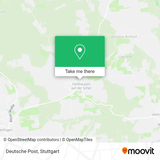 Deutsche Post map