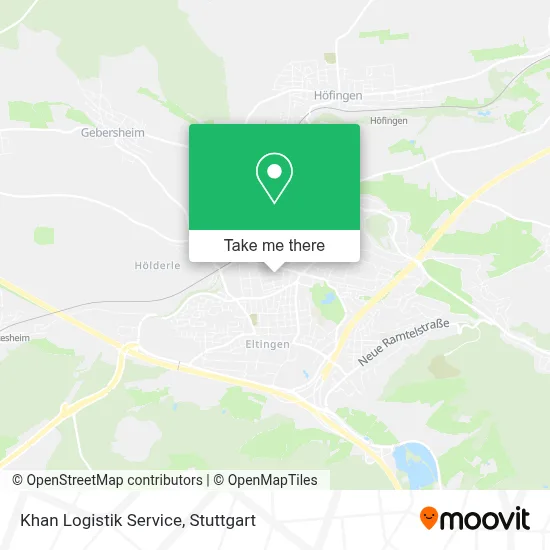 Khan Logistik Service map