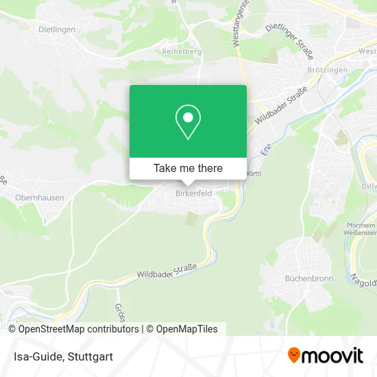 Isa-Guide map