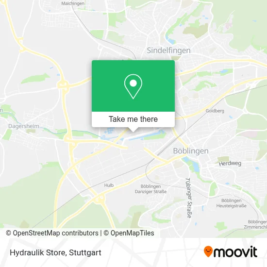 Hydraulik Store map
