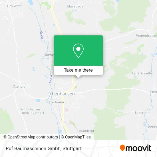 Ruf Baumaschinen Gmbh map