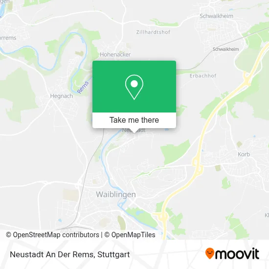 Neustadt An Der Rems map