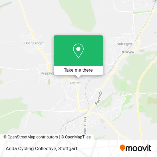 Anda Cycling Collective map