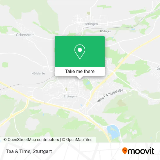 Tea & Time map