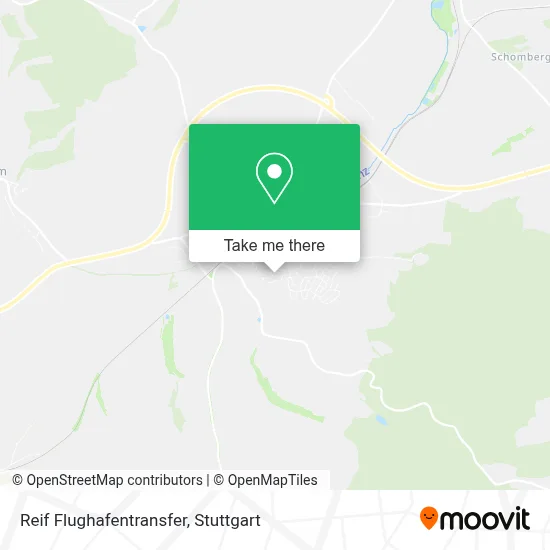 Reif Flughafentransfer map