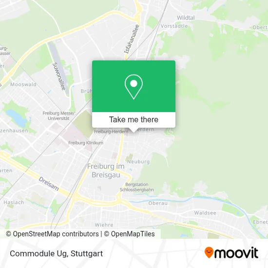 Commodule Ug map