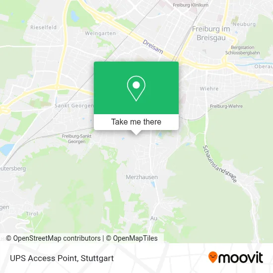 Ups Access Point map