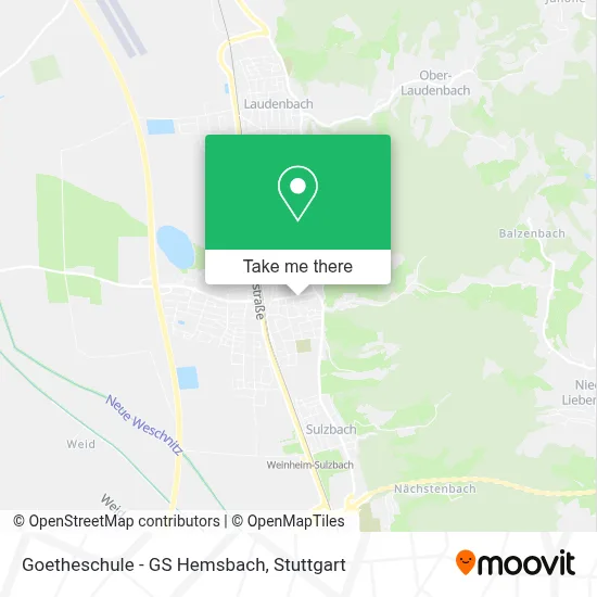 Goetheschule - GS Hemsbach map