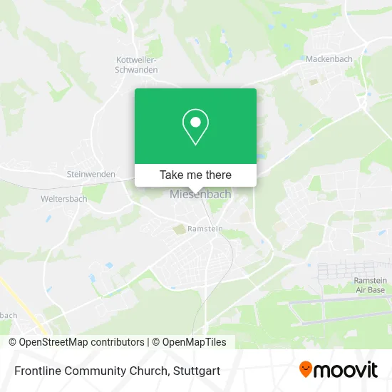 Frontline Community Church map