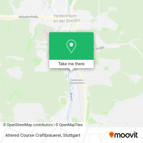 Altered Course Craftbrauerei map