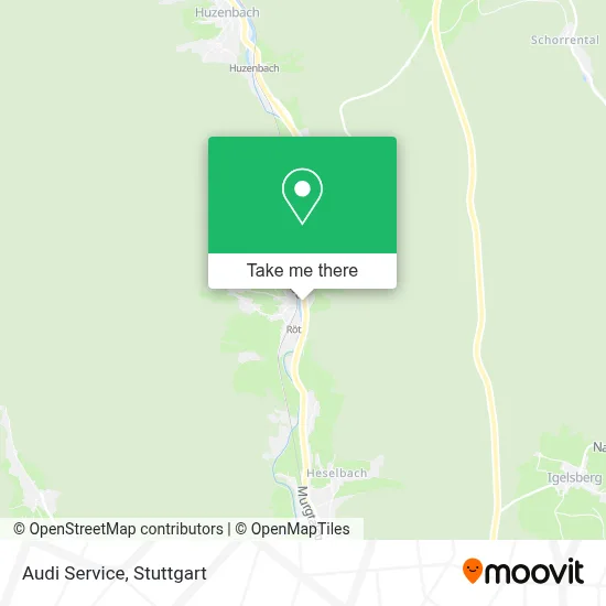 Audi Service map