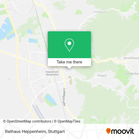 Rathaus Heppenheim map