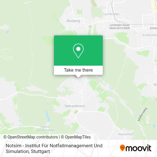Notsim - Institut Für Notfallmanagement Und Simulation map