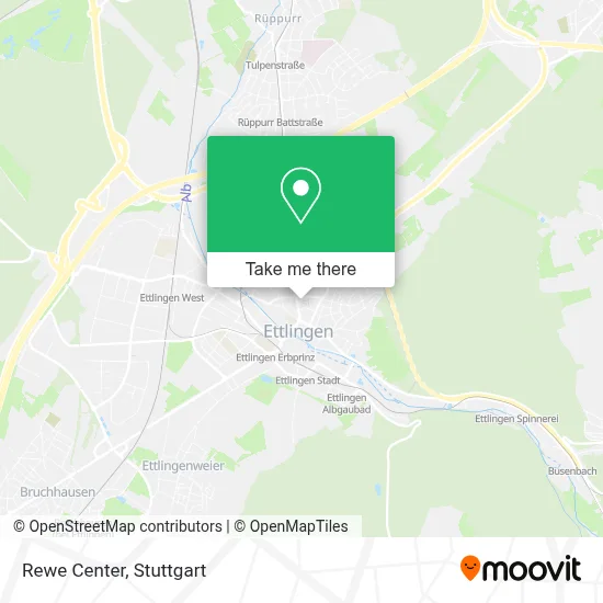 Rewe Center map