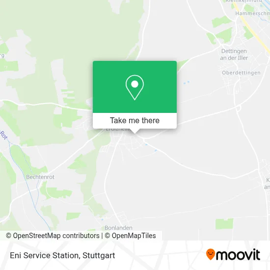Eni Service Station map