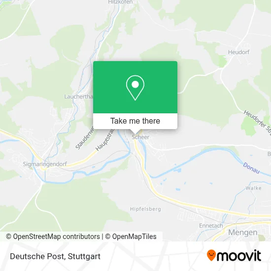 Deutsche Post map