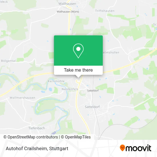 Autohof Crailsheim map