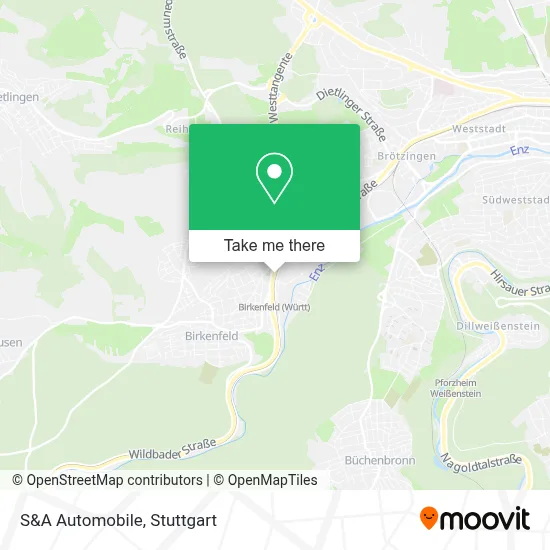 S&A Automobile map