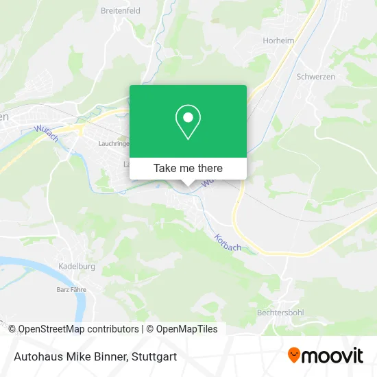 Autohaus Mike Binner map