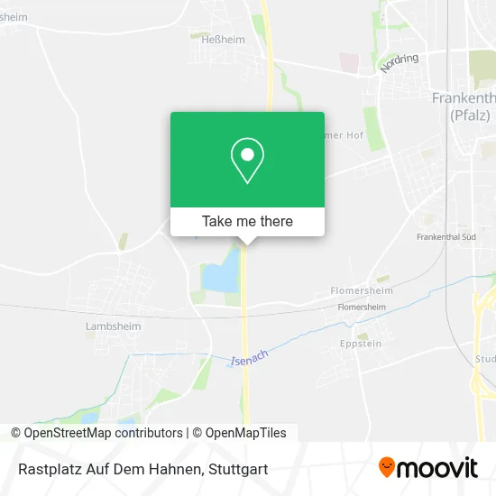 Rastplatz Auf Dem Hahnen map