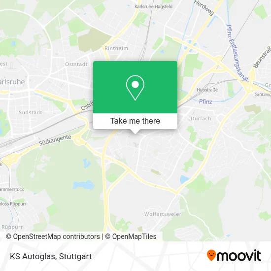 KS Autoglas map