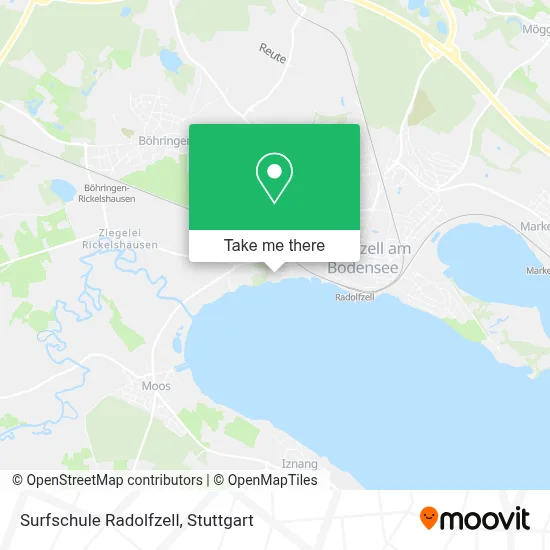 Surfschule Radolfzell map
