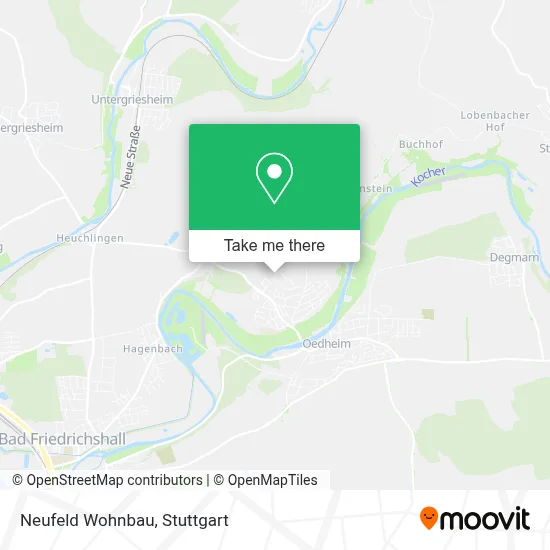 Neufeld Wohnbau map