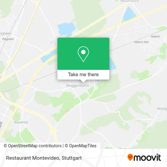 Restaurant Montevideo map