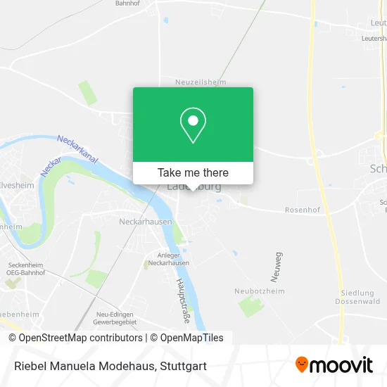 Riebel Manuela Modehaus map