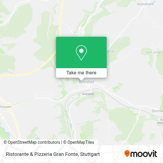 Ristorante & Pizzeria Gran Fonte map