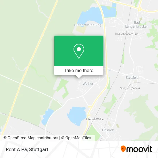 Rent A Pa map
