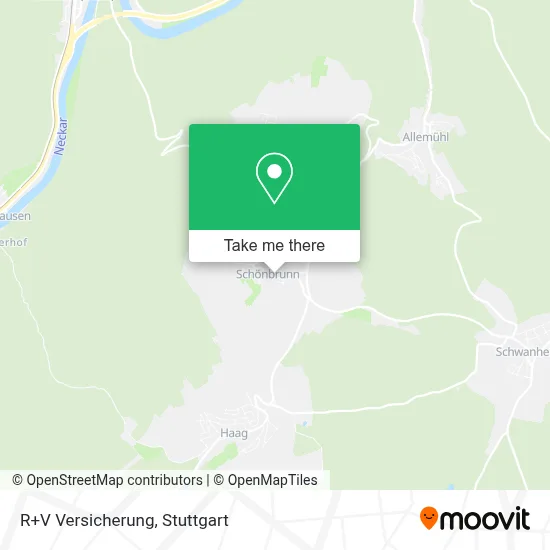 R+V Versicherung map