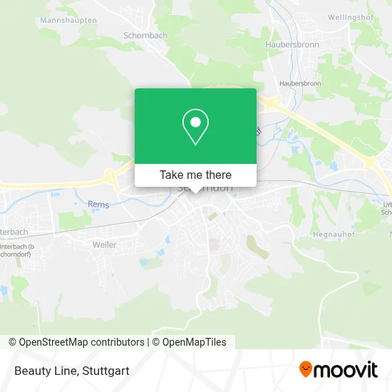 Beauty Line map