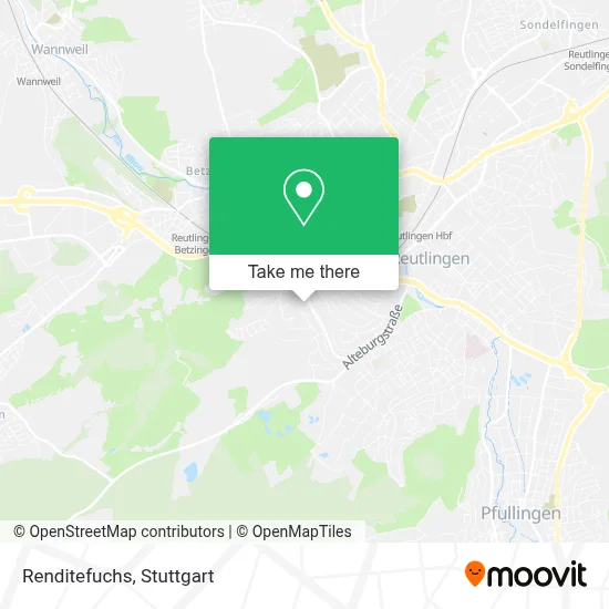 Renditefuchs map