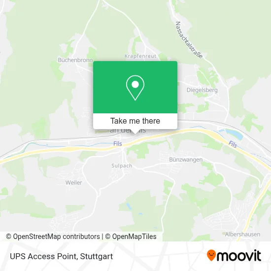 Ups Access Point map