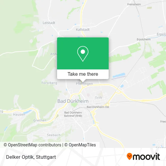 Delker Optik map